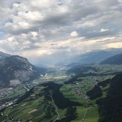 Verortung via Georeferenzierung der Kamera: Aufgenommen in der Nähe von Gemeinde Ranggen, Österreich in 1400 Meter